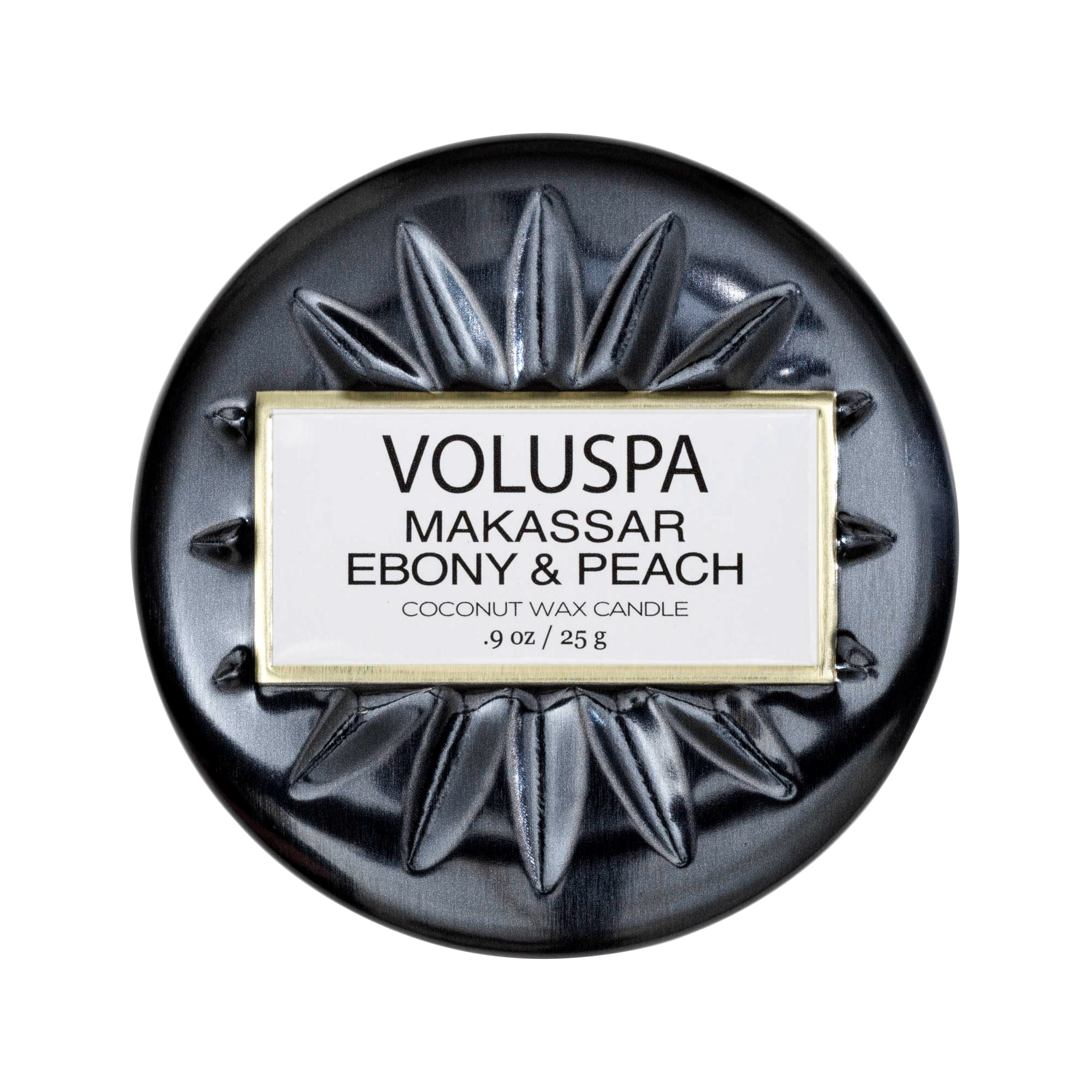 Makassar Ebony & Peach - Tiny Tin