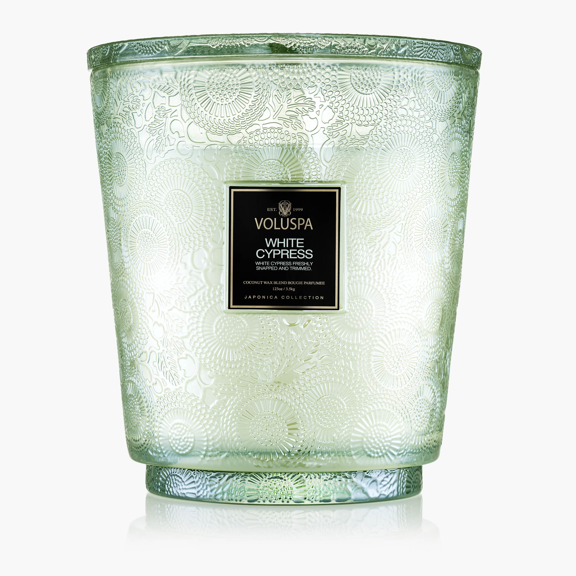 White Cypress - 5 Wick Hearth Candle